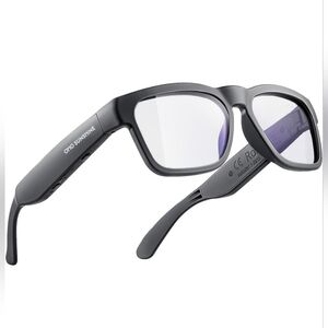 OhO Smart Glasses Blue Lens, Bluetooth Speaker,Indoor/Outdoor UV Protection